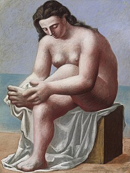Seated Nude Drying her Foot, 1921, Berggruen Museum